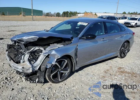 2022 Honda Accord Sport из США, поврежденный, VIN 1HGCV1F36NA079232